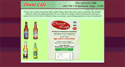 Desktop Screenshot of orientcaferichmond.com